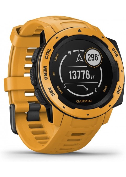 Garmin 010-02064-00 Instinct, Rugged Outdoor Watch with GPS, Features Glonass and Galileo, Heart Rate Monitoring and 3-Axis Compass, Graphite