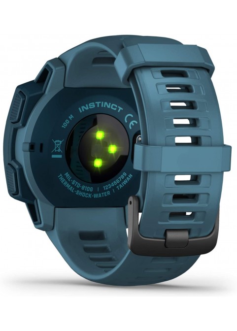 Garmin 010-02064-00 Instinct, Rugged Outdoor Watch with GPS, Features Glonass and Galileo, Heart Rate Monitoring and 3-Axis Compass, Graphite