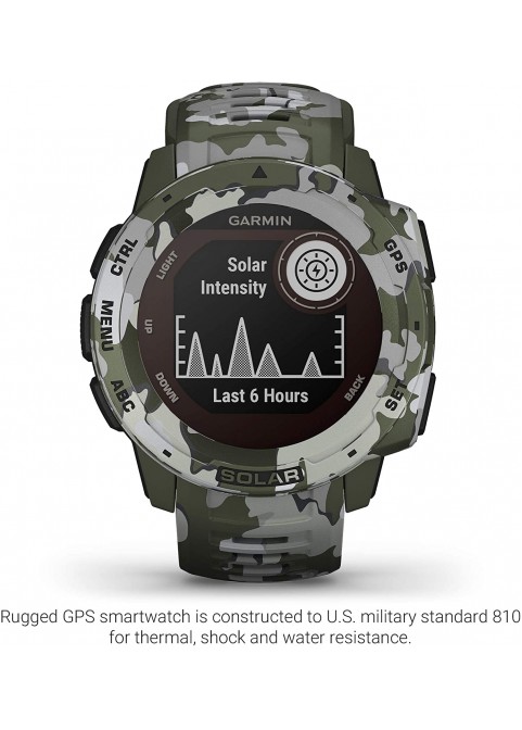 Garmin 010-02064-00 Instinct, Rugged Outdoor Watch with GPS, Features Glonass and Galileo, Heart Rate Monitoring and 3-Axis Compass, Graphite