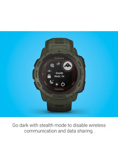 Garmin 010-02064-00 Instinct, Rugged Outdoor Watch with GPS, Features Glonass and Galileo, Heart Rate Monitoring and 3-Axis Compass, Graphite