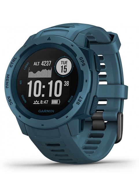 Garmin 010-02064-00 Instinct, Rugged Outdoor Watch with GPS, Features Glonass and Galileo, Heart Rate Monitoring and 3-Axis Compass, Graphite